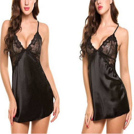 Lace Pajama Set for Women - Comfortable & Sexy Two-Piece Sleepwear | Elegant Lace Trim Homewear Lounge Set