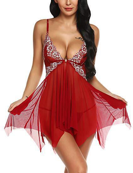 Sexy Lace & Mesh Suspender Skirt Set - Erotic Semi-Sheer Lingerie with Garter Straps & Thong | Women's Sultry Boudoir Outfit